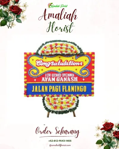 Bunga Papan Congratulation di Temanggung I